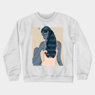 Blue Girl Crewneck Sweatshirt